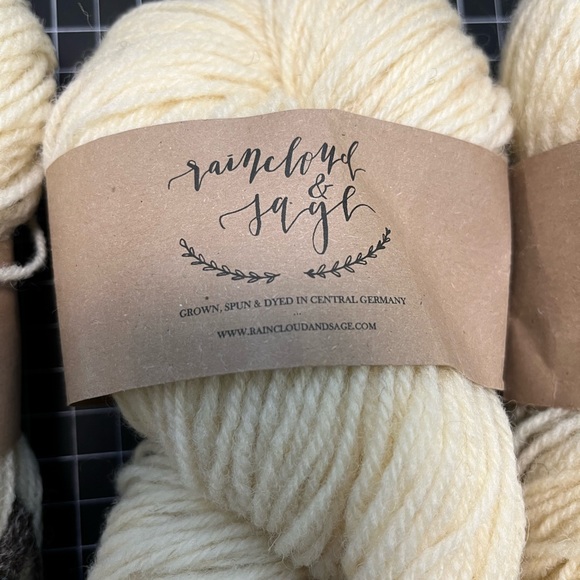 Raincloud and sage worsted yarn (discontinued) - Picture 3 of 3